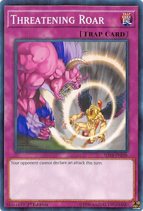 Threatening Roar SDSB-EN036 Yu-Gi-Oh card from Structure Deck: Soulburner