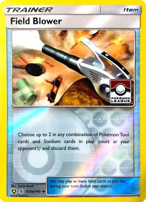 Field Blower - 125a/145 Pokemon League #125a/145 Reverse Holofoil Pokémon card from League & Championship Cards