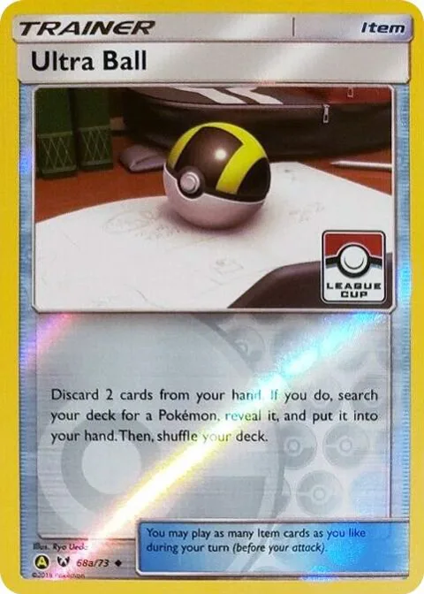 Ultra Ball - 68a/73 League Cup #068a/073 Reverse Holofoil Pokémon card from League & Championship Cards