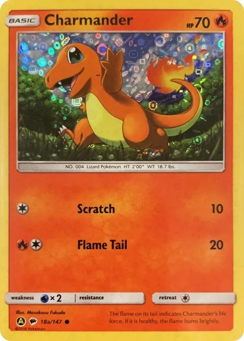 Charmander - 18a/147 General Mills Promo #018a/147 Holofoil Pokémon card from Miscellaneous Cards & Products