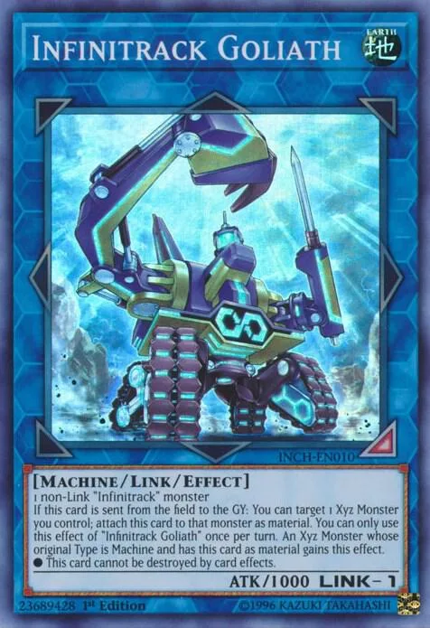 Infinitrack Goliath INCH-EN010 Yu-Gi-Oh card from The Infinity Chasers
