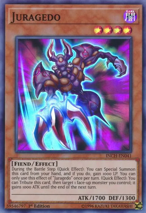 Juragedo INCH-EN041 Yu-Gi-Oh card from The Infinity Chasers