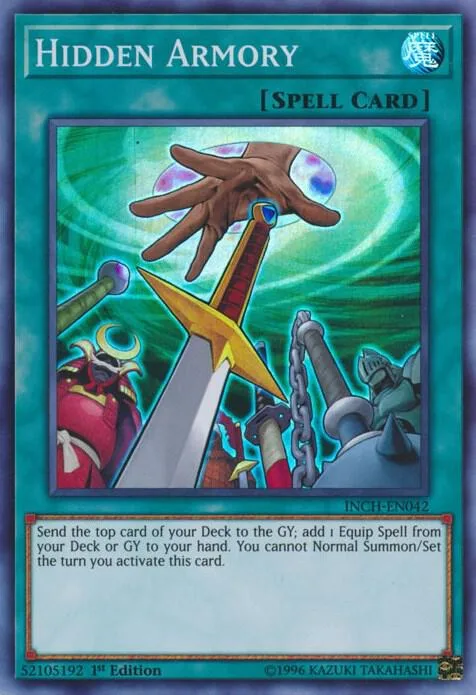 Hidden Armory INCH-EN042 Yu-Gi-Oh card from The Infinity Chasers