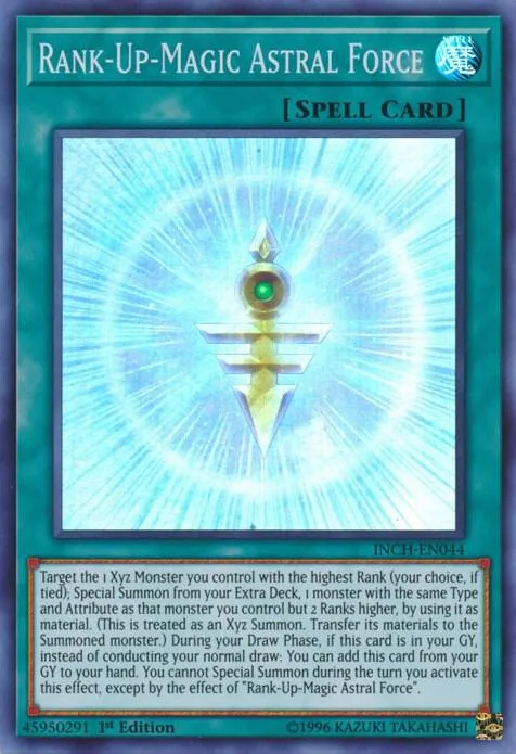 Rank-Up-Magic Astral Force INCH-EN044 Yu-Gi-Oh card from The Infinity Chasers