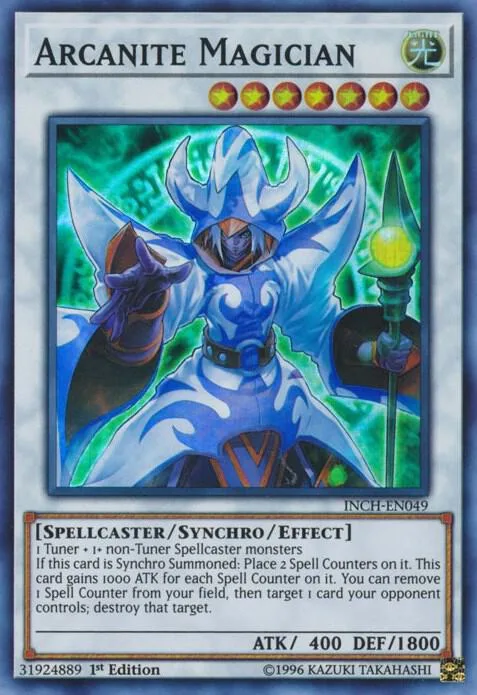 Arcanite Magician INCH-EN049 Yu-Gi-Oh card from The Infinity Chasers