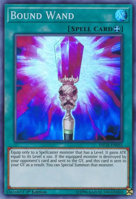 Bound Wand INCH-EN055 Yu-Gi-Oh card from The Infinity Chasers