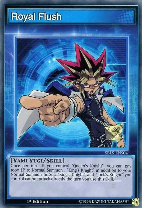 Royal Flush SBLS-ENS04 Yu-Gi-Oh card from Speed Duel: Arena of Lost Souls