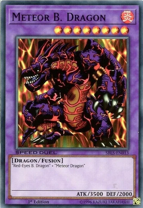 Meteor B. Dragon SBLS-EN013 Yu-Gi-Oh card from Speed Duel: Arena of Lost Souls