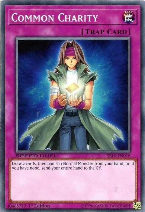 Common Charity SBLS-EN016 Yu-Gi-Oh card from Speed Duel: Arena of Lost Souls
