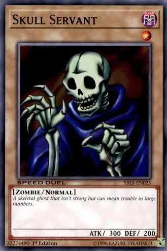 Skull Servant SBLS-EN025 Yu-Gi-Oh card from Speed Duel: Arena of Lost Souls