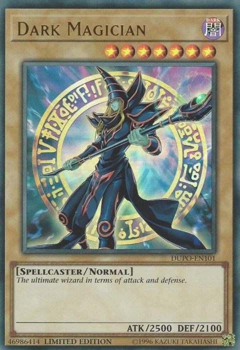Dark Magician DUPO-EN101 Yu-Gi-Oh card from Duel Power