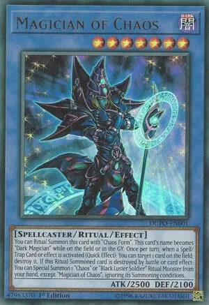 Magician of Chaos DUPO-EN001 Unlimited Yu-Gi-Oh card from Duel Power