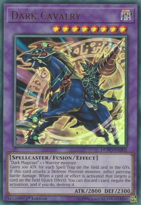 Dark Cavalry DUPO-EN002 1st Edition Yu-Gi-Oh card from Duel Power