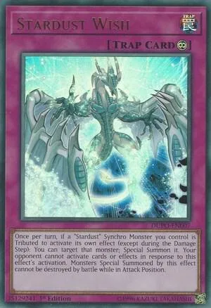 Stardust Wish DUPO-EN007 Unlimited Yu-Gi-Oh card from Duel Power