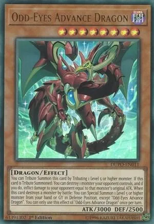 Odd-Eyes Advance Dragon DUPO-EN011 1st Edition Yu-Gi-Oh card from Duel Power
