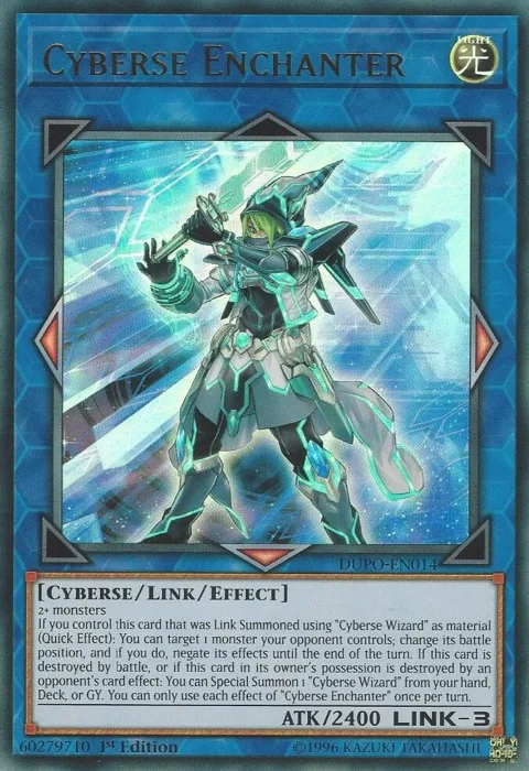 Cyberse Enchanter DUPO-EN014 1st Edition Yu-Gi-Oh card from Duel Power