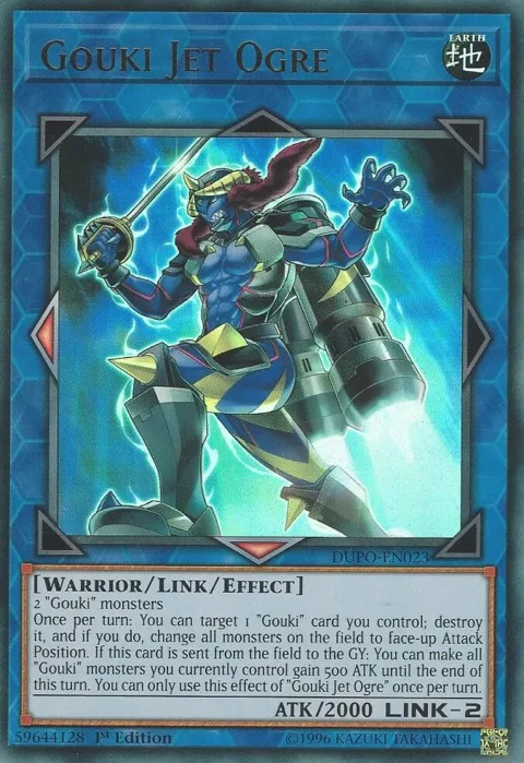 Gouki Jet Ogre DUPO-EN023 Unlimited Yu-Gi-Oh card from Duel Power