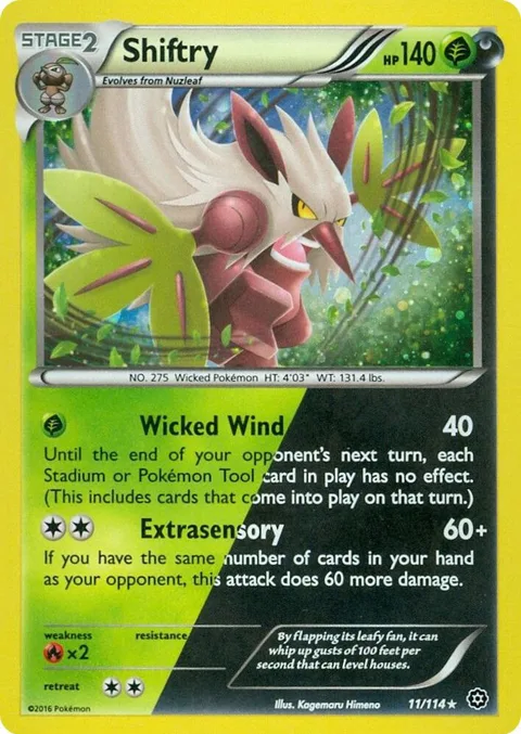Shiftry - 11/114 Cosmos Holo #011/114 Holofoil Pokémon card from Miscellaneous Cards & Products