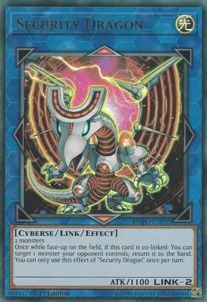 Security Dragon DUPO-EN037 Unlimited Yu-Gi-Oh card from Duel Power