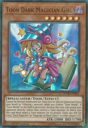 Toon Dark Magician Girl DUPO-EN041 1st Edition Yu-Gi-Oh card from Duel Power