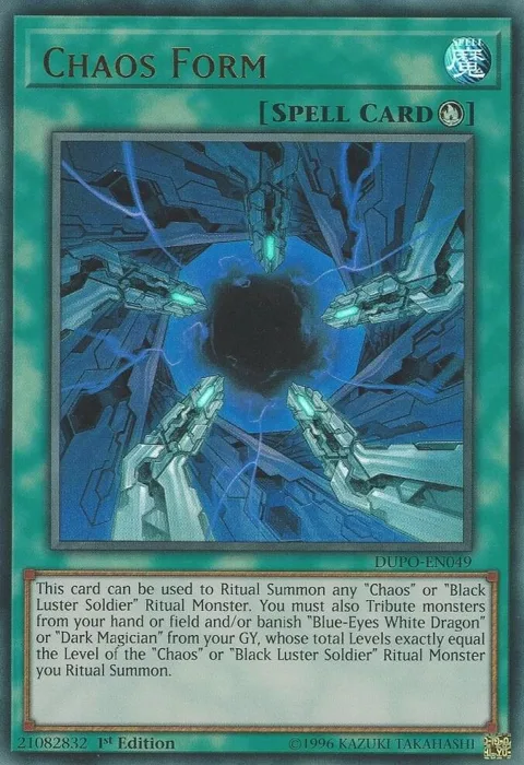 Chaos Form DUPO-EN049 Unlimited Yu-Gi-Oh card from Duel Power