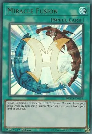 Miracle Fusion DUPO-EN055 1st Edition Yu-Gi-Oh card from Duel Power