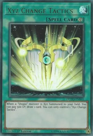 Xyz Change Tactics DUPO-EN065 1st Edition Yu-Gi-Oh card from Duel Power