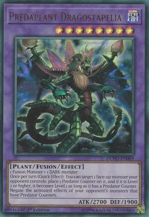 Predaplant Dragostapelia DUPO-EN069 Unlimited Yu-Gi-Oh card from Duel Power