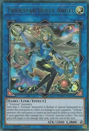 Trickstar Holly Angel DUPO-EN072 Unlimited Yu-Gi-Oh card from Duel Power