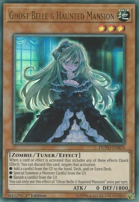 Ghost Belle & Haunted Mansion DUPO-EN078 1st Edition Yu-Gi-Oh card from Duel Power