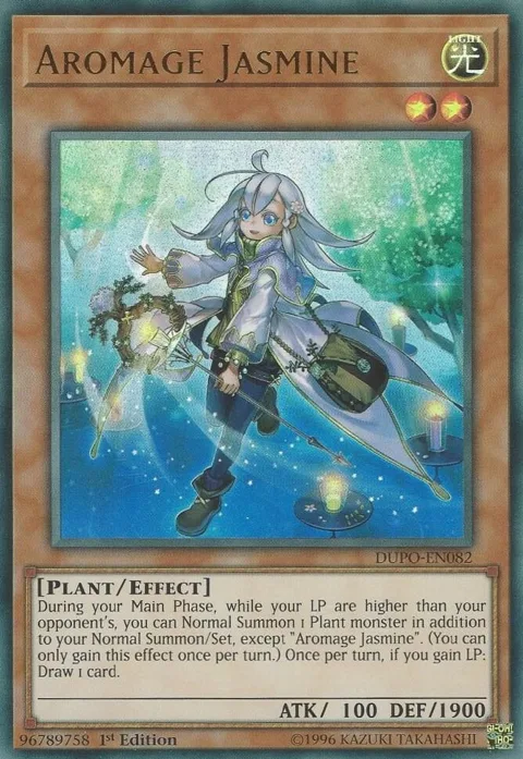 Aromage Jasmine DUPO-EN082 1st Edition Yu-Gi-Oh card from Duel Power