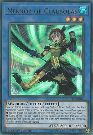 Nekroz of Clausolas DUPO-EN085 1st Edition Yu-Gi-Oh card from Duel Power