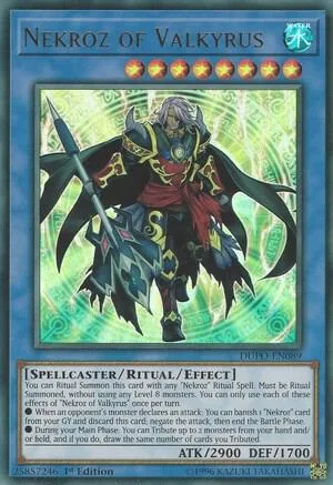 Nekroz of Valkyrus DUPO-EN089 1st Edition Yu-Gi-Oh card from Duel Power