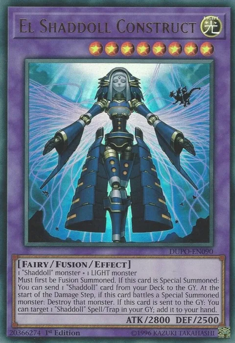 El Shaddoll Construct DUPO-EN090 1st Edition Yu-Gi-Oh card from Duel Power
