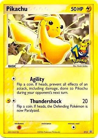 Pikachu - 012 10th Anniversary #012 Pokémon card from Miscellaneous Cards & Products