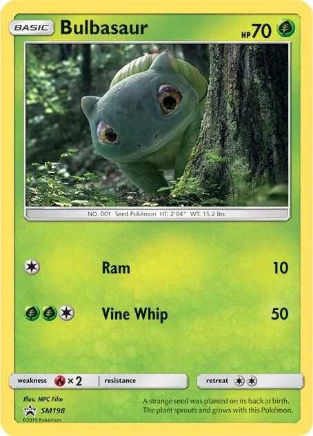 Bulbasaur - SM198 In-Store Event Promo #SM198 Holofoil Pokémon card from SM Promos