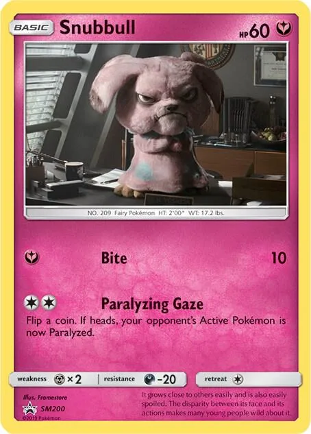 Snubbull - SM200 In-Store Event Promo #SM200 Holofoil Pokémon card from SM Promos