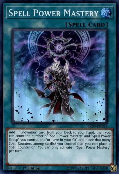 Spell Power Mastery SR08-EN022 Yu-Gi-Oh card from Structure Deck: Order of the Spellcasters