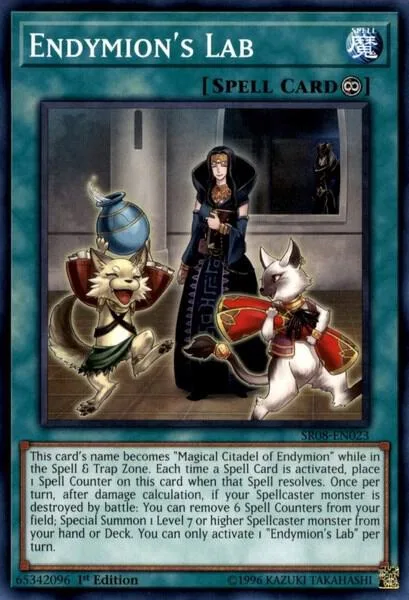 Endymion's Lab SR08-EN023 Yu-Gi-Oh card from Structure Deck: Order of the Spellcasters