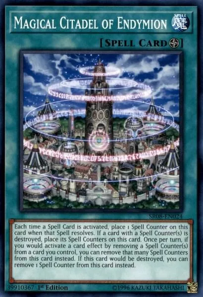 Magical Citadel of Endymion SR08-EN024 Yu-Gi-Oh card from Structure Deck: Order of the Spellcasters