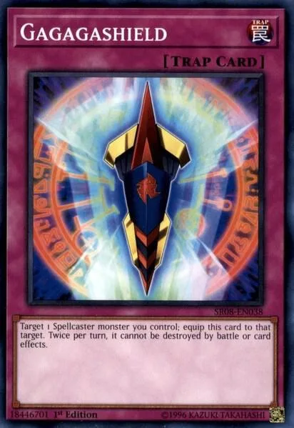 Gagagashield SR08-EN038 Yu-Gi-Oh card from Structure Deck: Order of the Spellcasters