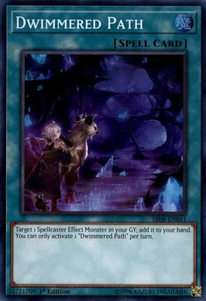 Dwimmered Path SR08-EN041 Yu-Gi-Oh card from Structure Deck: Order of the Spellcasters