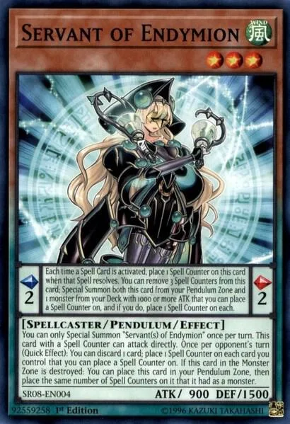 Servant of Endymion SR08-EN004 Yu-Gi-Oh card from Structure Deck: Order of the Spellcasters