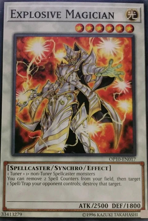 Explosive Magician OP10-EN017 Yu-Gi-Oh card from OTS Tournament Pack 10