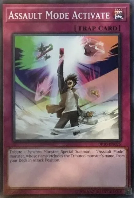 Assault Mode Activate OP10-EN025 Yu-Gi-Oh card from OTS Tournament Pack 10