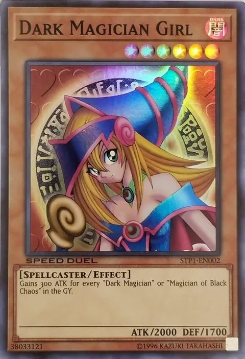 Dark Magician Girl STP1-EN002 Yu-Gi-Oh card from Speed Duel: Tournament Pack 1