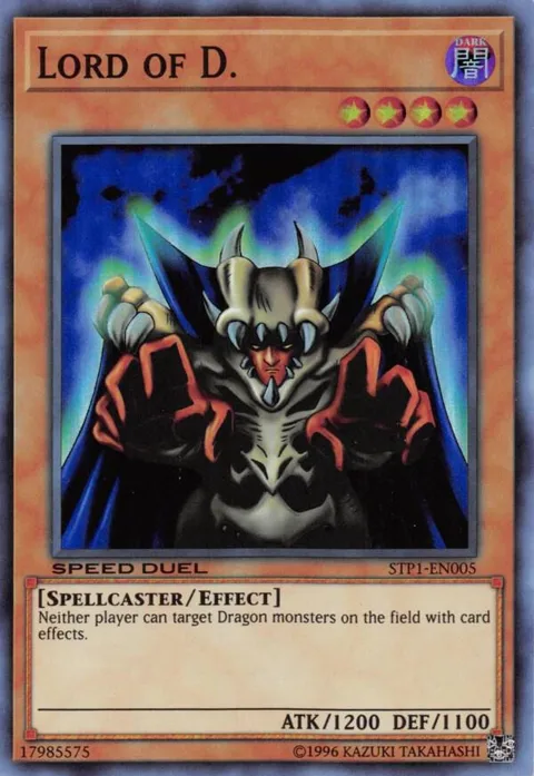 Lord of D. STP1-EN005 Yu-Gi-Oh card from Speed Duel: Tournament Pack 1