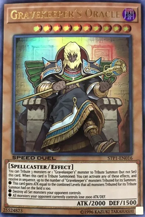 Gravekeeper's Oracle STP1-EN016 Yu-Gi-Oh card from Speed Duel: Tournament Pack 1