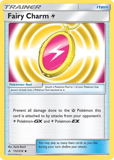 Fairy Charm L #172/214 Pokémon card from SM - Unbroken Bonds