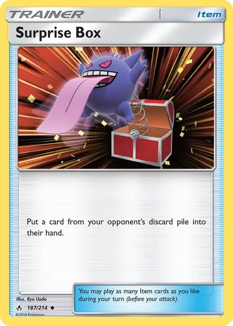 Surprise Box #187/214 Pokémon card from SM - Unbroken Bonds